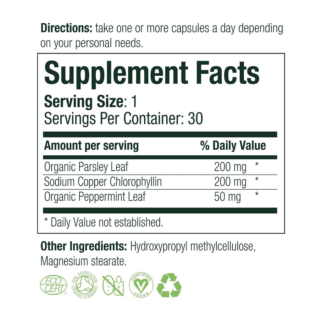 It Just Works Whole Body Natural Deodorizing Supplement for Full Freshness - Vegan & Organic Internal Deodorant for Underarms, Intimate Areas, and Private Parts, 30 Capsules