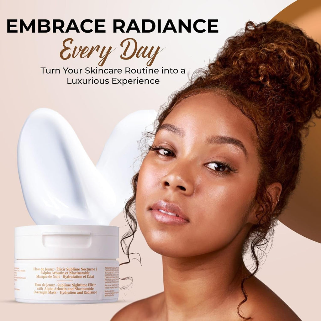 Sleeping Mask Cream | Overnight Face Mask with Arbutin & Niacinamide | Anti Aging Face Cream & Hydrating Night Mask | Face Mask Cream for Women | Radiant & Smooth Skin, 100ml